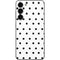 White and Black Polka Dots Galaxy S23 Plus Skin