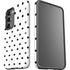 White and Black Polka Dots Galaxy S23 Pro Case