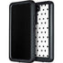 White and Black Polka Dots Galaxy S23 Waterproof Case