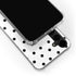 White and Black Polka Dots Galaxy S24 Plus Clear Case