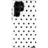 White and Black Polka Dots Galaxy S24 Ultra Impact Case