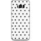 White and Black Polka Dots Galaxy S8 Skin