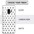 White and Black Polka Dots Galaxy S9 Skin