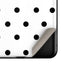 White and Black Polka Dots Galaxy Z Flip Skin