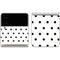 White and Black Polka Dots Galaxy Z Flip3 5G Skin