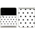 White and Black Polka Dots Galaxy Z Flip3 5G Skin