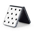 White and Black Polka Dots Galaxy Z Flip5 5G Skin