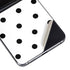 White and Black Polka Dots Galaxy Z Flip5 5G Skin