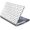 White and Black Polka Dots Generic Laptop Skin