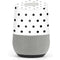 White and Black Polka Dots Google Home Skin