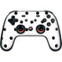White and Black Polka Dots Google Stadia Controller Skin