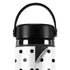 White and Black Polka Dots Hydro Flask 20oz Wide Mouth Skin