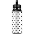 White and Black Polka Dots Hydro Flask 32oz Wide Mouth Skin