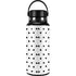 White and Black Polka Dots Hydro Flask 32oz Wide Mouth Skin