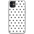 White and Black Polka Dots iPhone 11 Clear Case