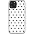 White and Black Polka Dots iPhone 11 Pro Clear Case