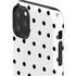 White and Black Polka Dots iPhone 11 Pro Max Impact Case