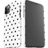 White and Black Polka Dots iPhone 11 Pro Max Lite Case
