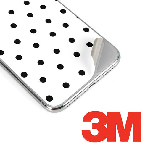 White and Black Polka Dots iPhone 11 Pro Skin