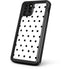 White and Black Polka Dots iPhone 11 Pro Waterproof Case