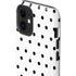 White and Black Polka Dots iPhone 12 Impact Case