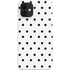 White and Black Polka Dots iPhone 12 Mini Lite Case