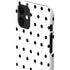 White and Black Polka Dots iPhone 12 Mini Lite Case