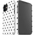 White and Black Polka Dots iPhone 12 Mini Lite Case