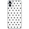 White and Black Polka Dots iPhone 12 Mini Skin