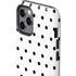 White and Black Polka Dots iPhone 12 Pro Max Impact Case