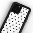 White and Black Polka Dots iPhone 12 Pro Waterproof Case