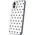 White and Black Polka Dots iPhone 12 Skin