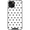 White and Black Polka Dots iPhone 13 Mini Clear Case