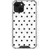 White and Black Polka Dots iPhone 13 Mini Clear Case