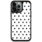 White and Black Polka Dots iPhone 13 Pro Cargo Case