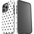 White and Black Polka Dots iPhone 13 Pro Impact Case