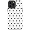 White and Black Polka Dots iPhone 13 Pro Max Impact Case