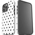 White and Black Polka Dots iPhone 13 Pro Max Impact Case