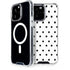 White and Black Polka Dots iPhone 13 Pro Max MagSafe Case