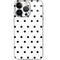 White and Black Polka Dots iPhone 13 Pro Skin