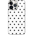 White and Black Polka Dots iPhone 13 Pro Skin