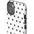 White and Black Polka Dots iPhone 14 Plus Impact Case