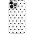 White and Black Polka Dots iPhone 14 Pro Max Skin
