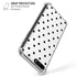 White and Black Polka Dots iPhone 7/8 Plus Clear Case