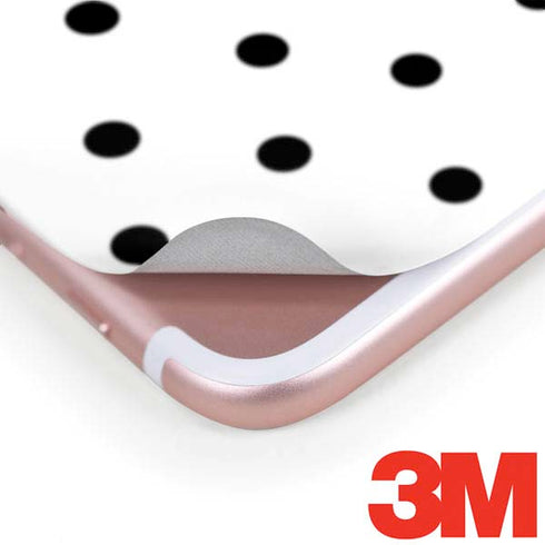 White and Black Polka Dots iPhone 7 Skin