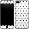 White and Black Polka Dots iPhone 8 Plus Skin