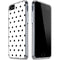 White and Black Polka Dots iPhone SE (2nd & 3rd Gen) Clear Case