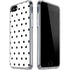 White and Black Polka Dots iPhone SE (2nd & 3rd Gen) Clear Case
