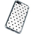 White and Black Polka Dots iPhone SE (2nd & 3rd Gen) Clear Case