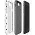 White and Black Polka Dots iPhone SE (2nd & 3rd Gen) Pro Case